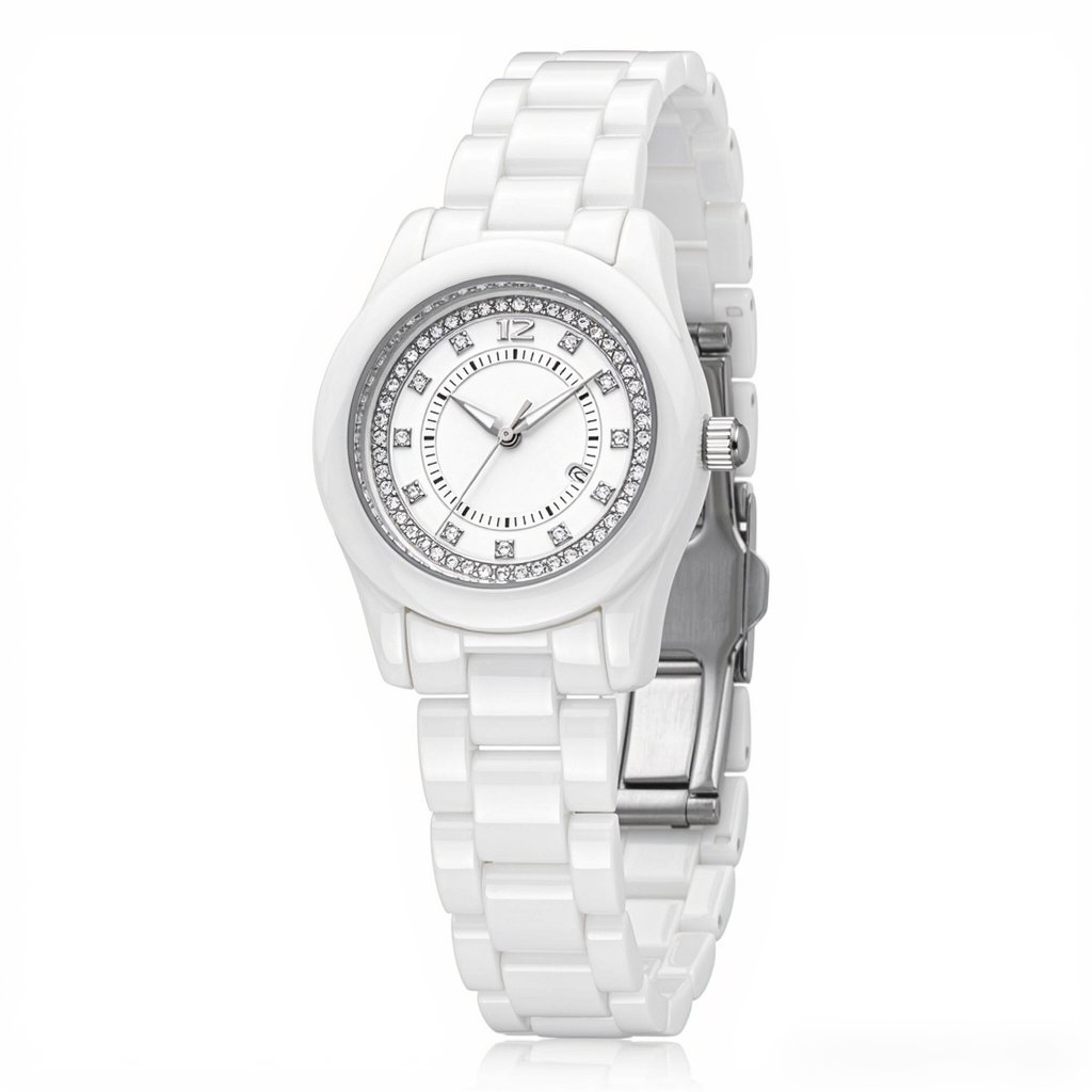 Ceramic White Watch