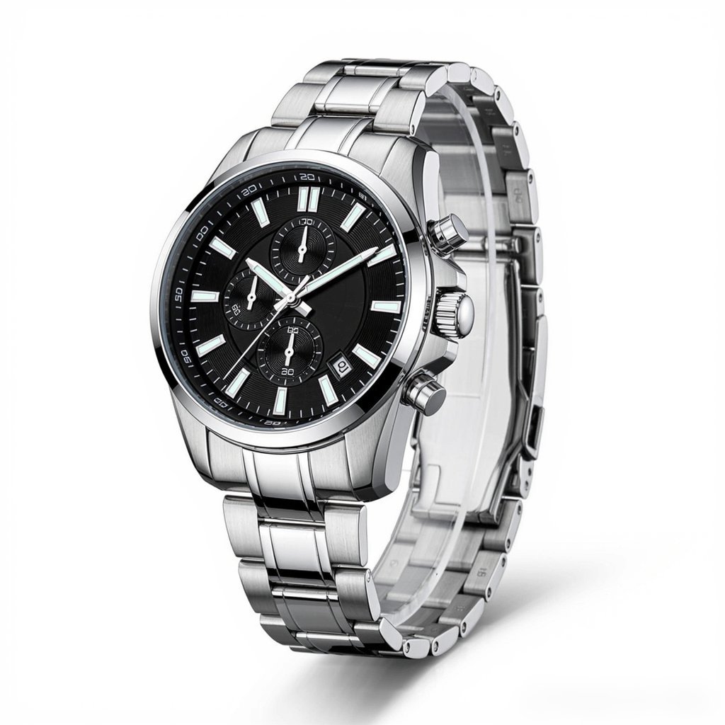 Steel Chronograph Watch